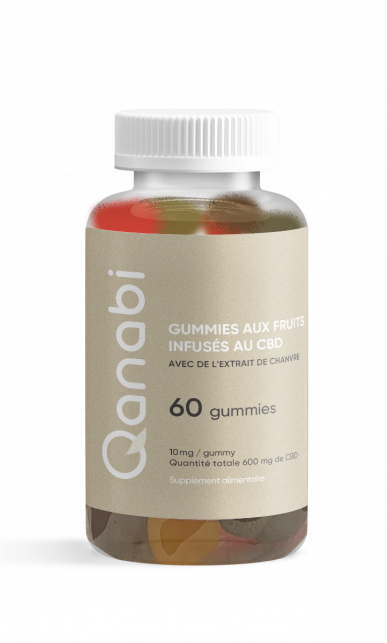 Gummies de CBD aux fruits 60 gummies